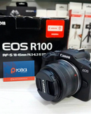 Câmera Canon EOS R100 + Lente 18–45mm | Seminova