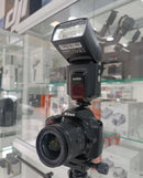 Câmera Nikon D3400 + Lente 18–55mm + Flash Godox | Seminovos