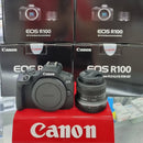 Câmera Canon EOS R100 + Lente do Kit | Seminova