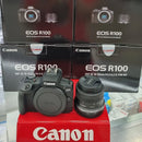 Câmera Canon EOS R100 + Lente do Kit | Seminova