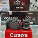 Câmera Canon EOS R100 + Lente do Kit | Seminova