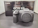 Câmera Canon EOS R8 – Corpo Completo + Caixa